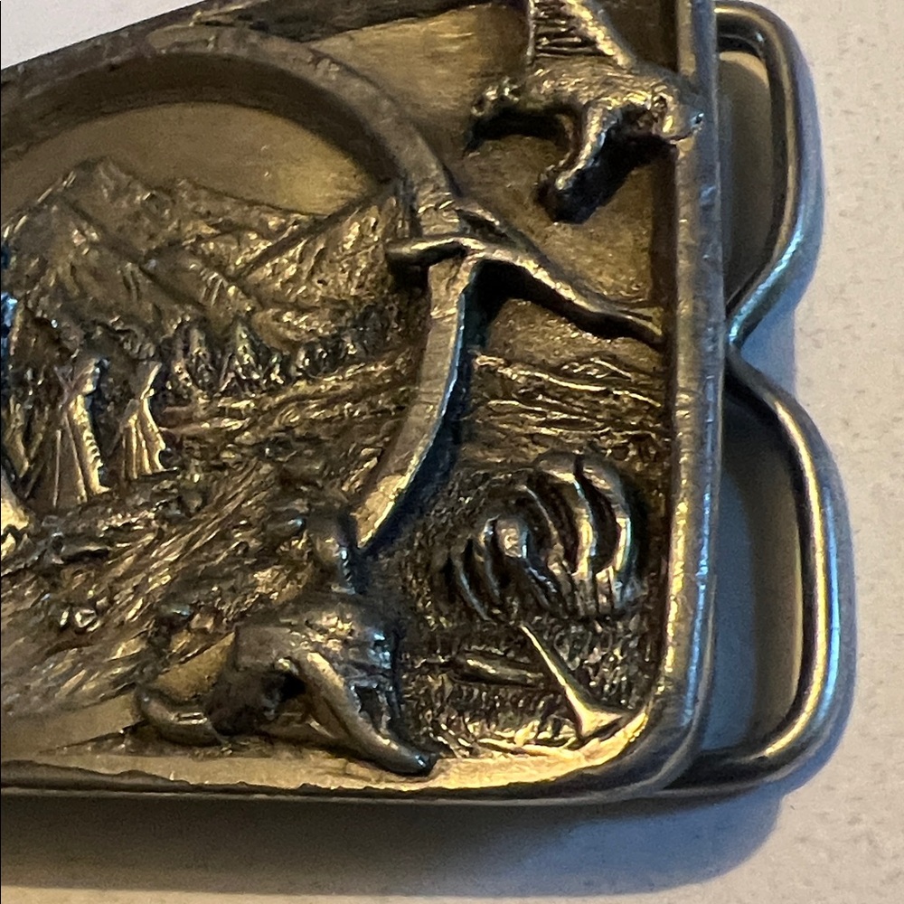 Siskiyou Silver Scenic Western Belt Buckle - Picture 3 of 8